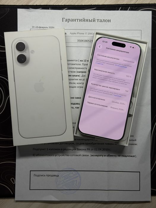 iPhone 17 | 256GB | 100%