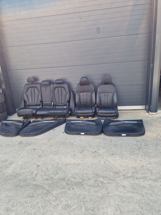 Scaune interior piele neagră bmw x5 g05