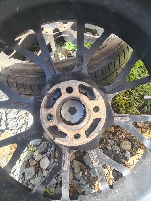 Jante aliaj R17 4x100 8.5J ET32 Germania, vw Golf 4, Bora, Polo + Anvelope 205/45