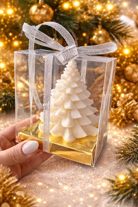 Декор из гипса и свечи