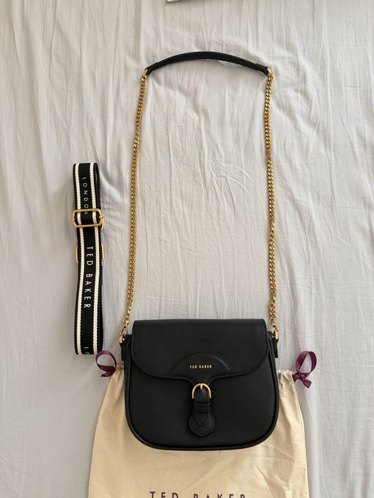 Чанта Ted Baker естествена кожа