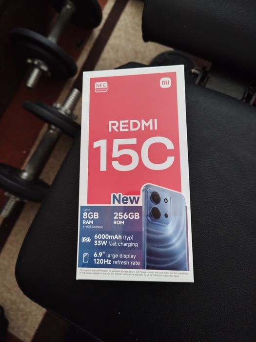 Смартфон  XIAOMI REDMI 15C 256/8 BLUE 6.90 ", 256 GB, RAM 8 GB, 50+0.08 MP
