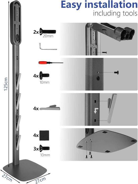 Стойка за прахосмукачка Dyson JUPELI Vacuum Stand V15, V12, V11, V10, V8, V7, V6