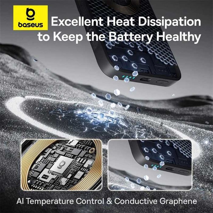 Baseus Magsafe PowerBank Qi2 22.5W 10000mAh. Есть доставка