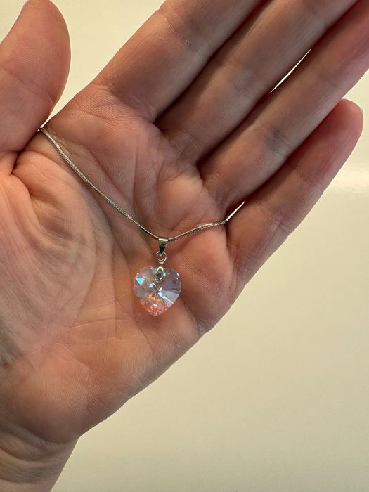 Колие сърце Swarovski