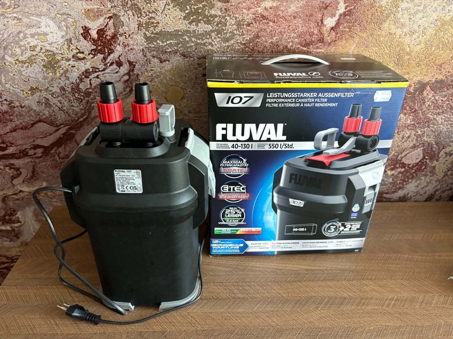 Външен филтър за аквариум Fluval 107 Performance