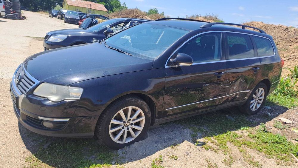 Piese pentru VW Passat B6 2.0 TDI 170cp BMR , Bara fata cu spalatoare , faruri bi-xenon Europa  Aripi stanga  dreapta , capota motor , trager