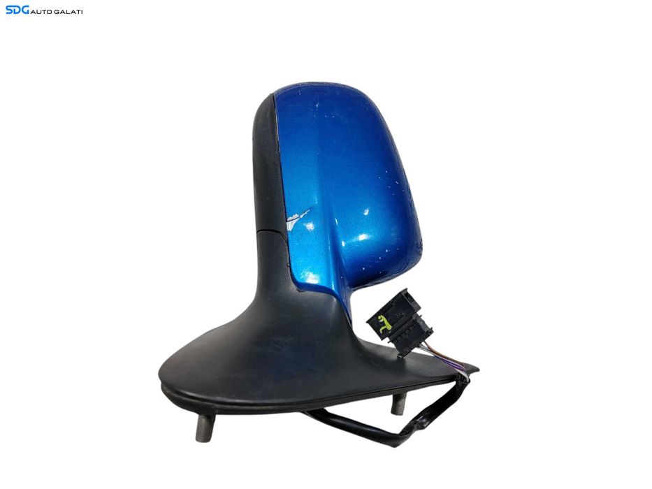 Oglinda Dreapta Electrica Volkswagen Polo 9N 2002 - 2005 Cod 057308RLR (Capacul Prezinta o Fisura) [L6293]