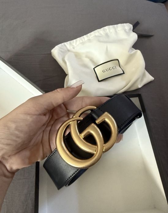 Кожен колан Gucci