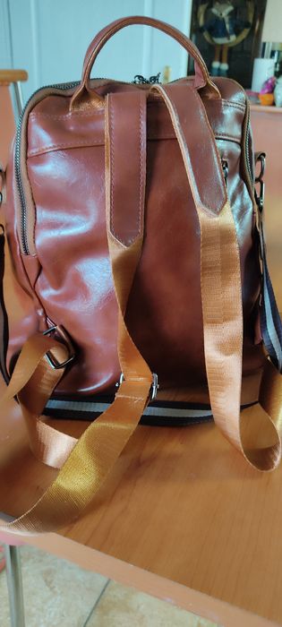 Rucsac culoare cognac