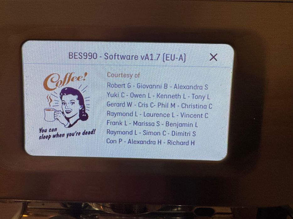 Espresso machine Sage Oracle Touch BES990