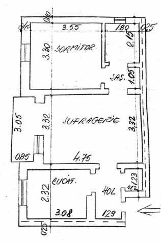 Apartament de vanzare in spatele spitalului Bocsa Romana