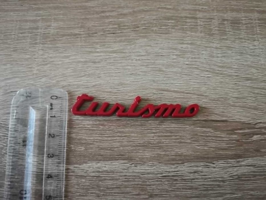 червена емблема Tursimo за ABARTH