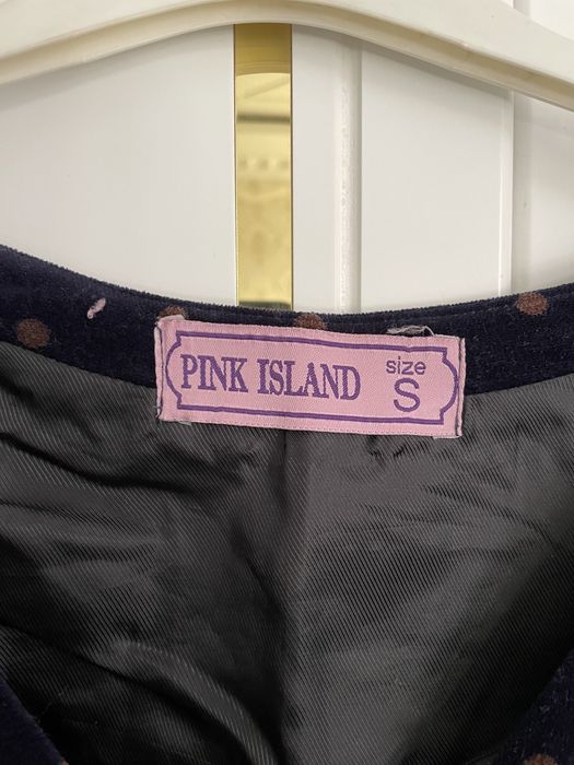 Бархатное платье в мелкий горошек • Размер S/M