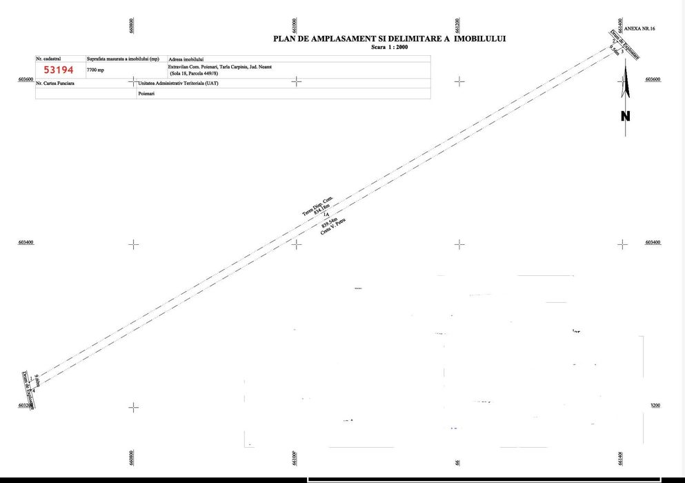 OPORTUNITATE 3Ha terenuri Bunghi constructie