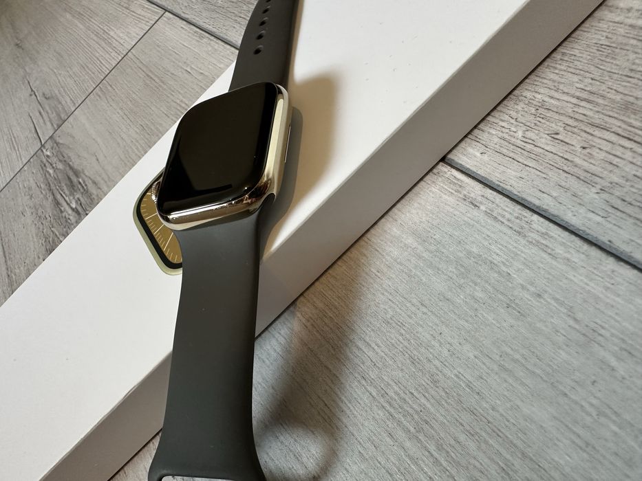 Apple Watch series 9 stainless steel gold gps+cellular 41mm  baterie 88%
