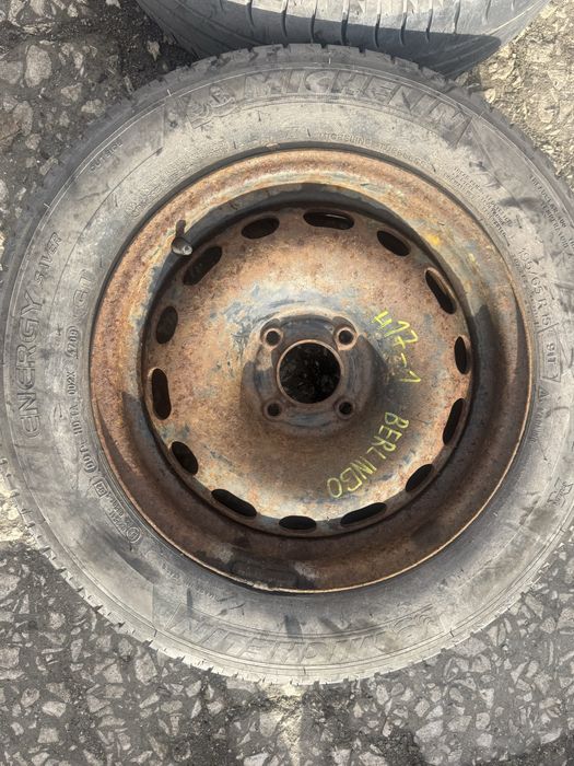 2броя стоманени джанти Berlingo ном 17