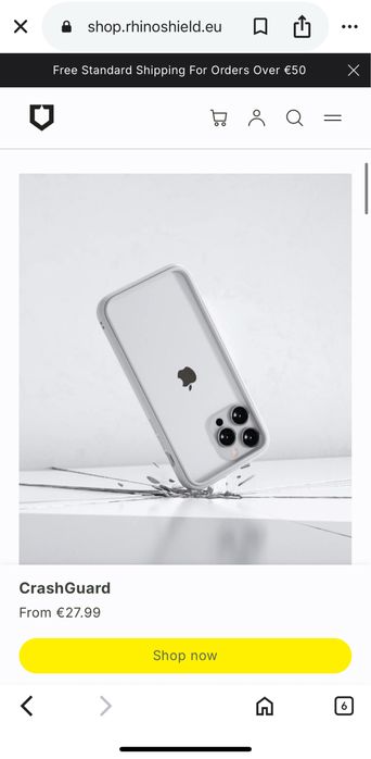 Crash guard case iphone 13/13 pro