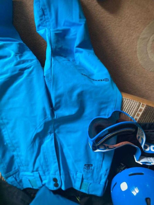 Costum ski Horsefeathers copii marimea L  9164-170 albastru /verde