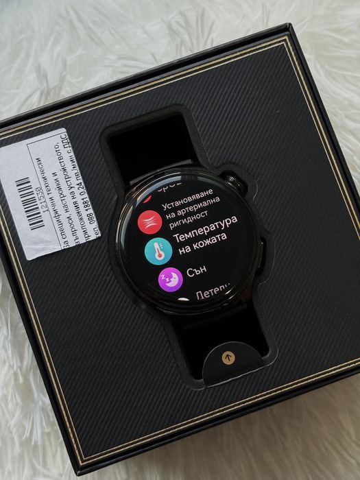 Huawei Watch 4 LTE 46 mm Black – ЕКГ, здравен мониторинг, отличен комплект