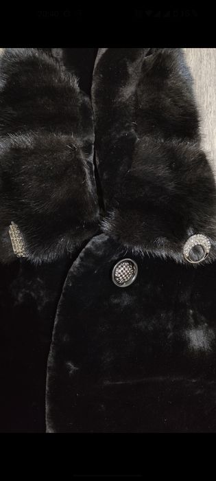 Шуба (мутон+норка)