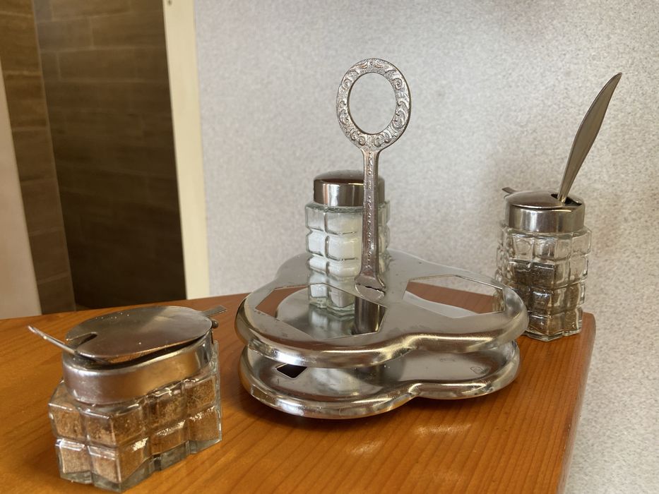 Винтидж сет за подправки, СССР, неръждаема стомана