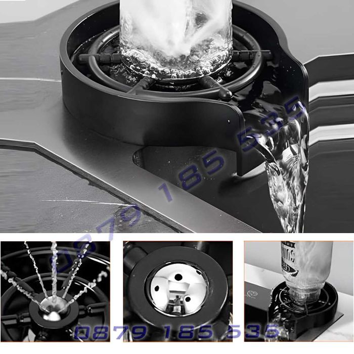 Мултифункционална кухненска мивка водопад модерна лукс чешма удобна