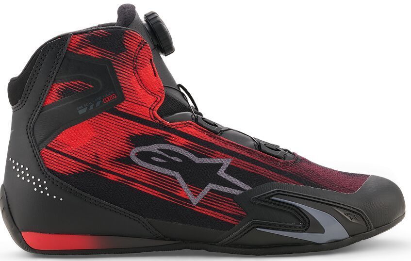 Ghete Alpinestars Celer Vented negru/rosu