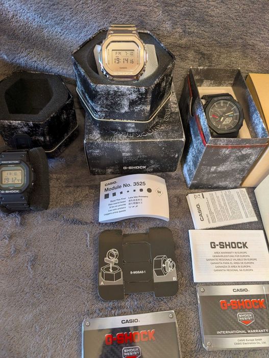 Разпродажба на часовници от лична колекция - Casio G-Shock, Pro Trek и Citizen