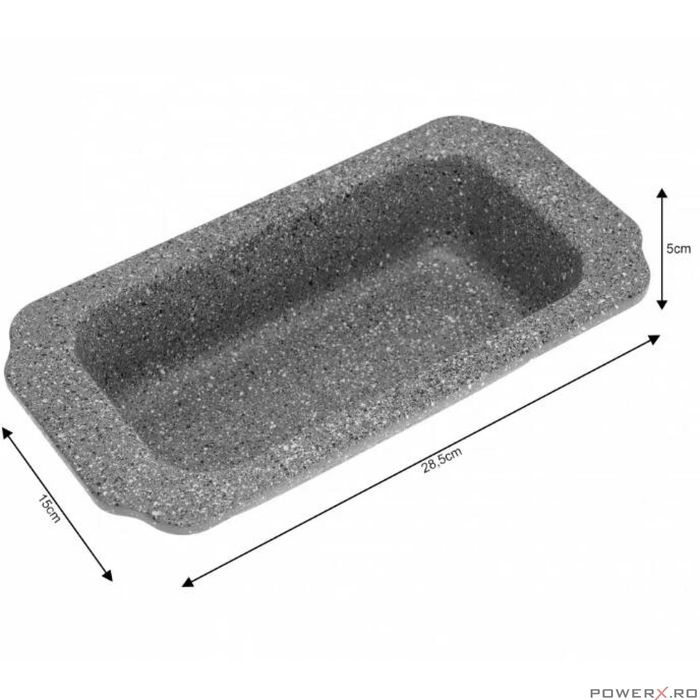 Tava copt marmorata, din otel acoperit cu strat antiaderent, 28 cm,