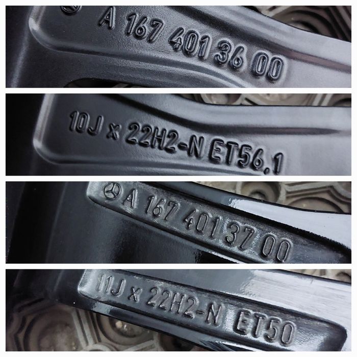 o janta set jante 22 originale mercedes gle w167 x167 v167 amg 10j 11j