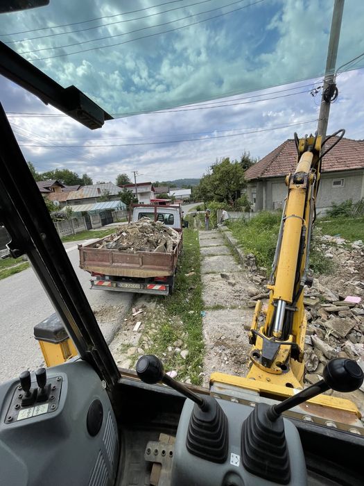 Execut lucrari cu miniexcavator buldoexcavator si bascula 3,5t