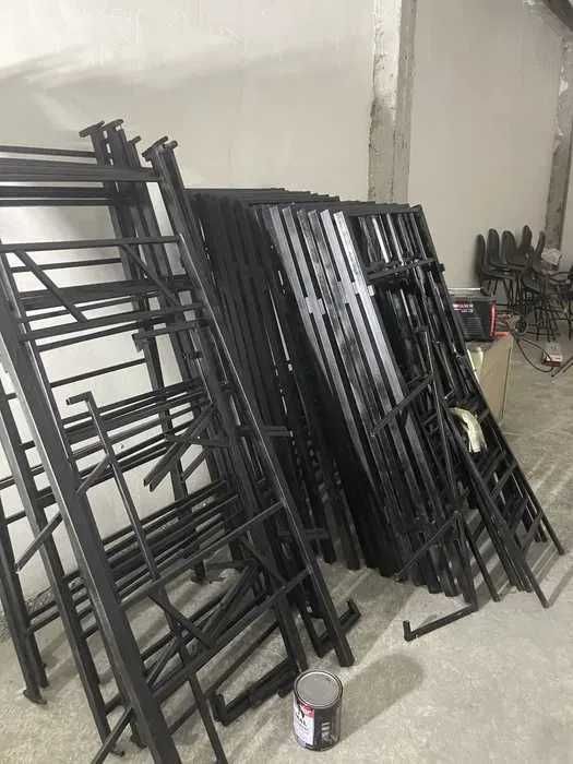 г. двухъярусная кровать из железа лофт кроват Loft krovatlar 4