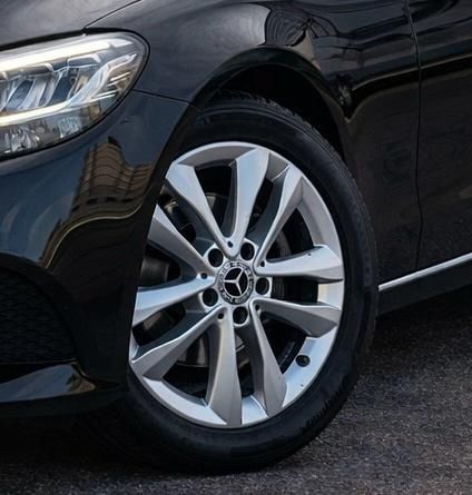 4 jante MERCEDES cu anvelope de iarna 2023-225/50 R17