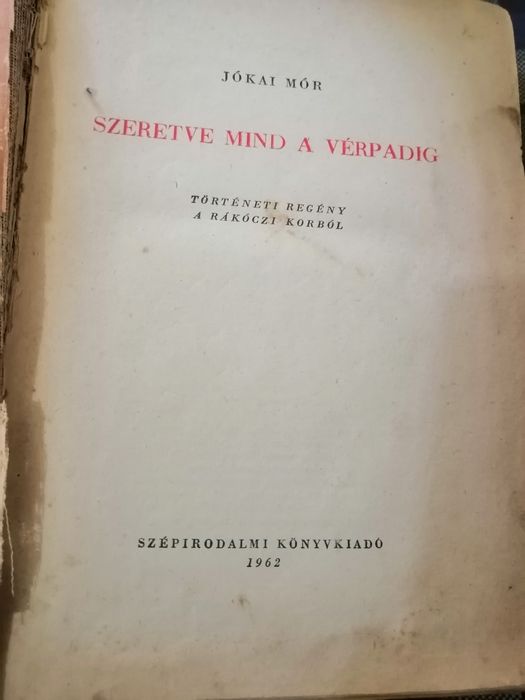 Vand carti vechi Jókai Mór Válogatott Művei