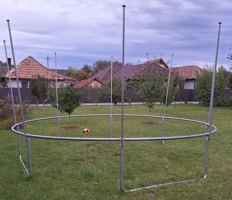 Super pret! Trambulina Zipro Jump Premium, cu plasa, 435 cm, 150 kg