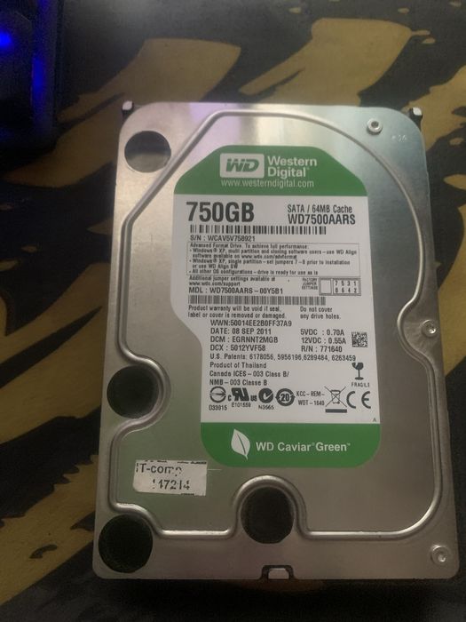 Продам жесткий диск