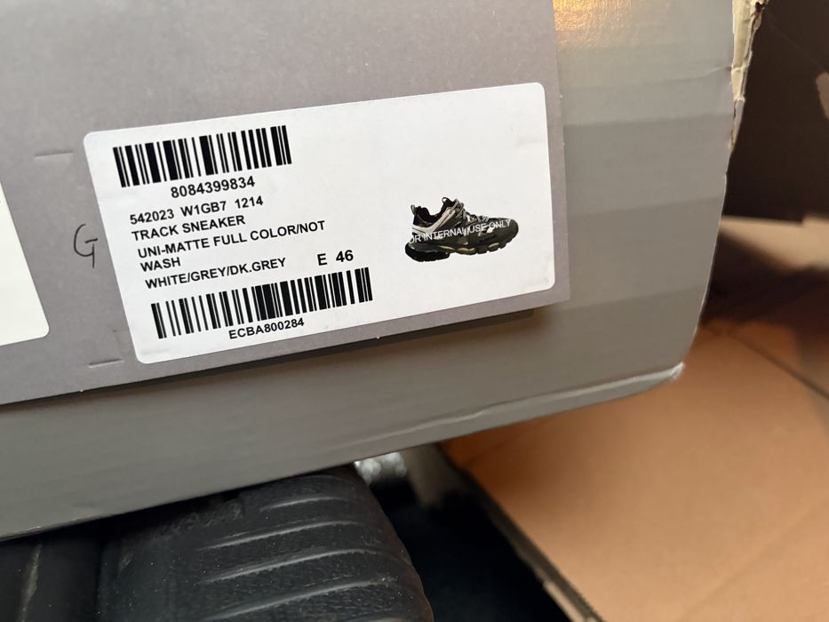 Balenciaga track grey white 46