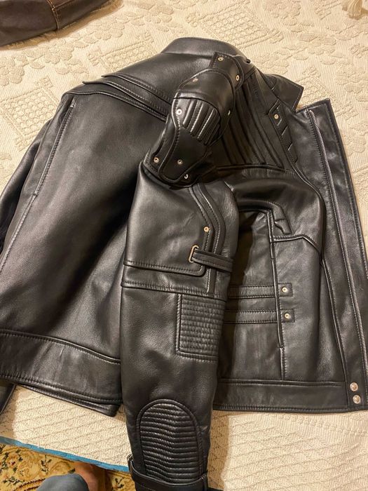 Geaca Piele Rock Motociclist XL