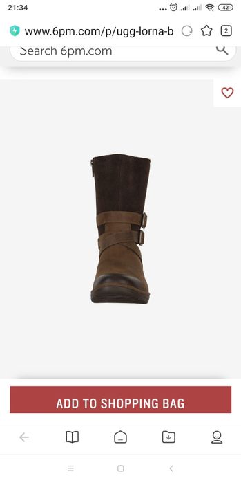 Ugg 34-35 теплые сапоги
