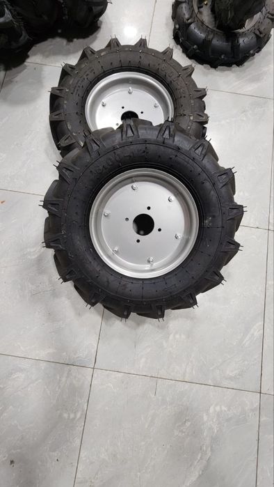 ZUBR motoblok uchun balon 6.00-12 (Shina + Kamera + Disk)