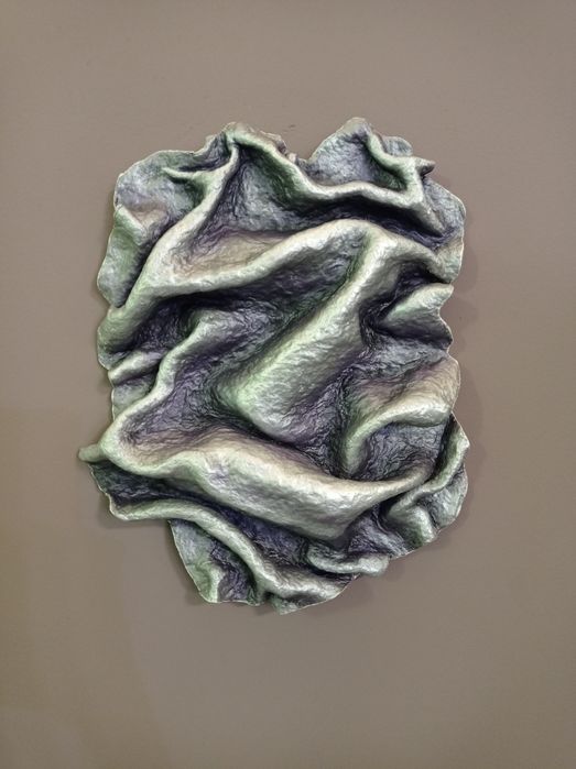 Tablou texturat 3D din papier-mâchè ,handmade ,unicat