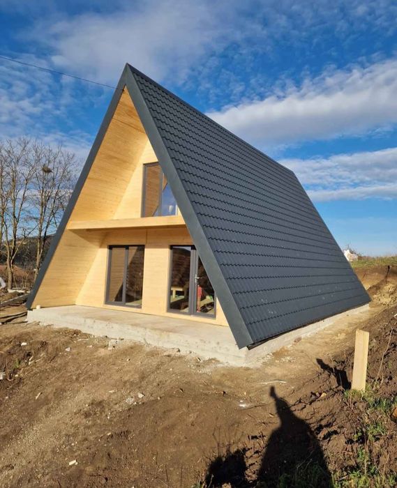 Vând cabană din lemn afrem