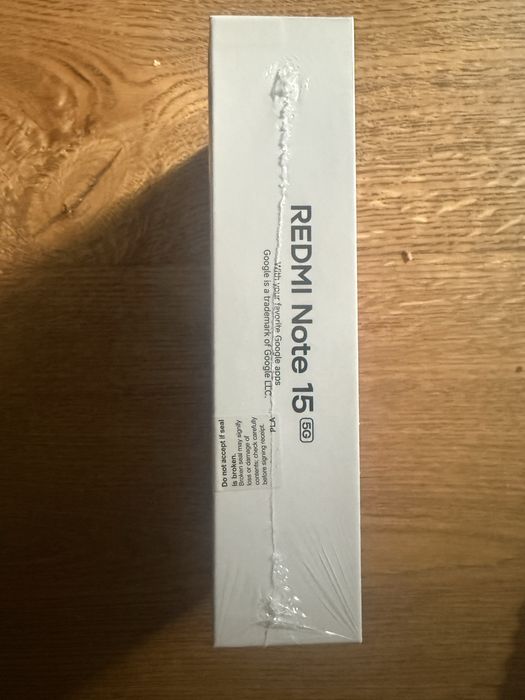 Чисто нов Xiaomi Redmi 15 Note 5G 8GB RAM 256GB Син. (Запечатан, 2г. Гаранция към А1) + безжични слушалки подарък