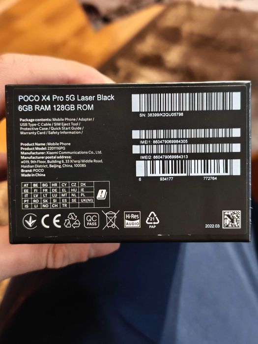Xiaomi Poco X4 Pro 5g 6GB RAM 128GB ROM