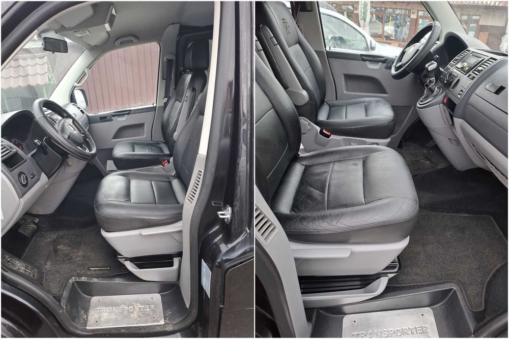 VW Transporter T5 F60-Edition Autoutilitara 5 locuri 6 usi 2008 2.5TDi 180 CP E4 CutieAut AC Piele, recent adus