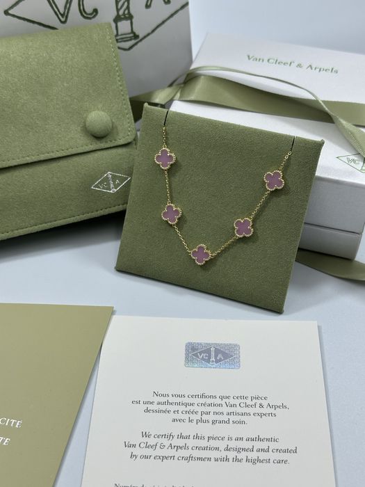 Brățară MINI Van Cleef & Arpels 5 motifs Gold 750 Pink
