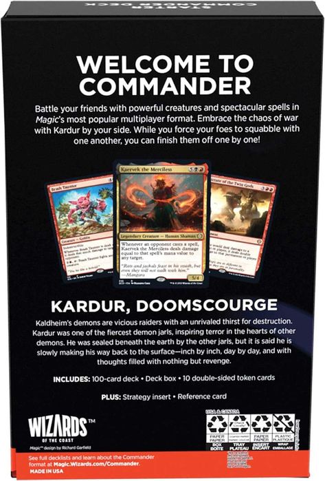 Magic: The Gathering. Starter Commander Deck