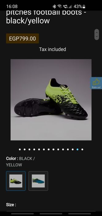 Adidas Kipsta Agility pro originali 44 ghete fotbal crampoane folosite