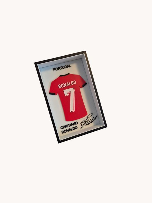 Ramă Tablou Cristiano Ronaldo — Printat 3D | Decor Fotbal